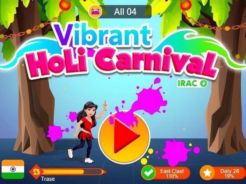 Vibrant Holi Carnival download statistics in India
